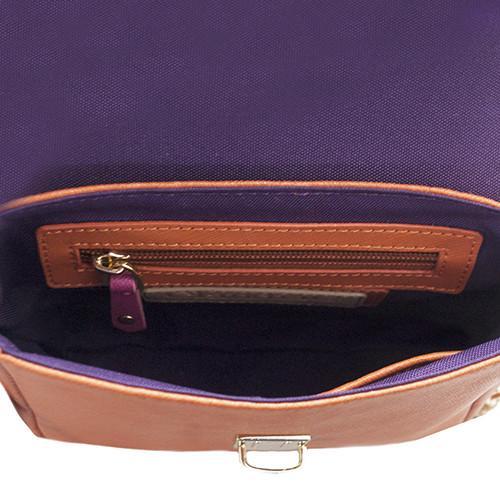 Mini Bolso de Cuero - Sandía/Naranja (Opción 1)