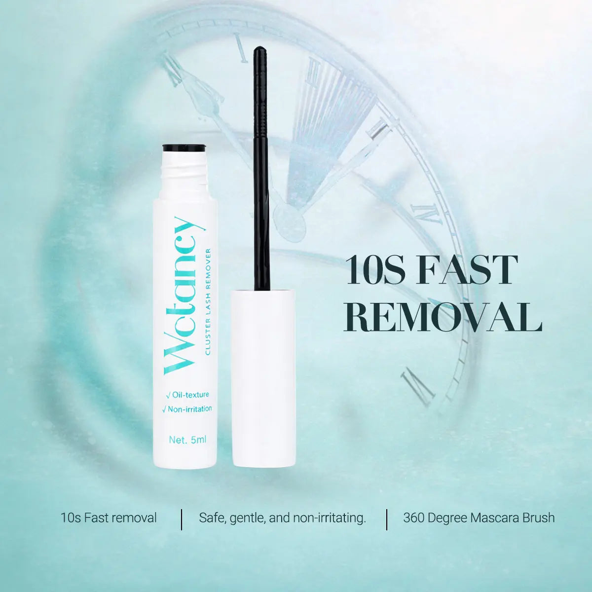 Wetancy DIY Lash Extension Kit - Manga Cluster Lashes with Waterproof Long-Lasting Bond, Soft Fluffy Lashes for Beginners