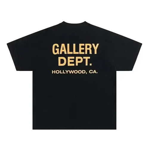 Vintage High Street T-Shirt Gallery Dept Printed Shirt Fashion Letter Print T-shirt Casual O-neck Tee Women Tee Summer Brand Top